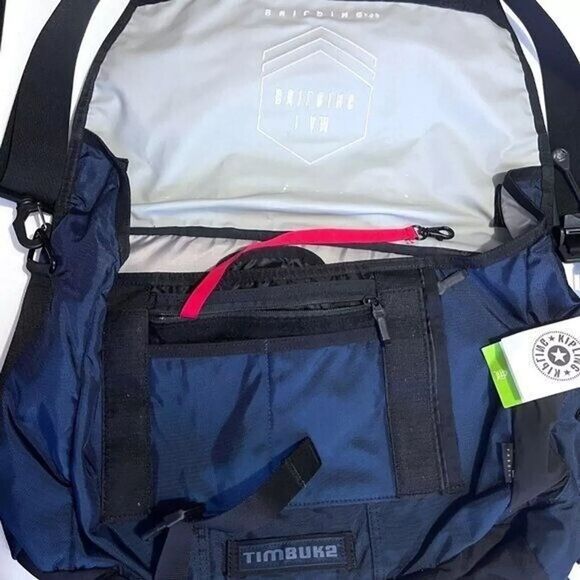 TIMBUK2 Command Messenger TSA Compliant Laptop Bag New Blue logo NEW - Picture 4 of 8